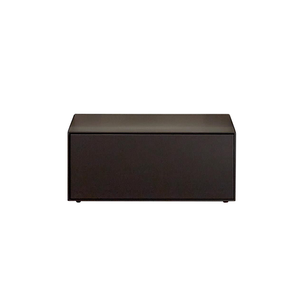 Schlichtes Lowboard aus massiver Birke in Anthrazit mit Klappe. Hartmann SELINO - Lowboard 8560-1812