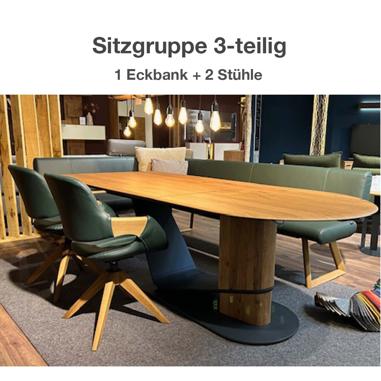 Hartmann NATURZEIT - 1 Eckbank & 2 Stühle 7100E-1680 / 1631 Hartmann NATURZEIT - 1 Eckbank & 2 Stühle 7100E-1680 / 1631