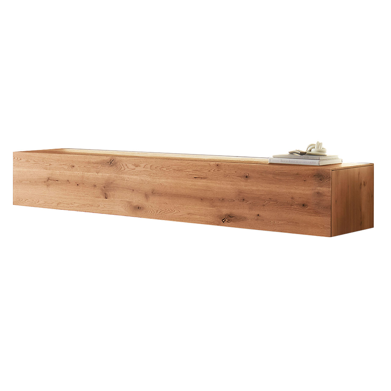 Hartmann TORIDO - Hängelowboard 7270-2215 - Kerneiche Umato Langes, rechteckiges Hängelowboard aus massiver Kerneiche Umato mit sichtbarer edler Holzmaserung.