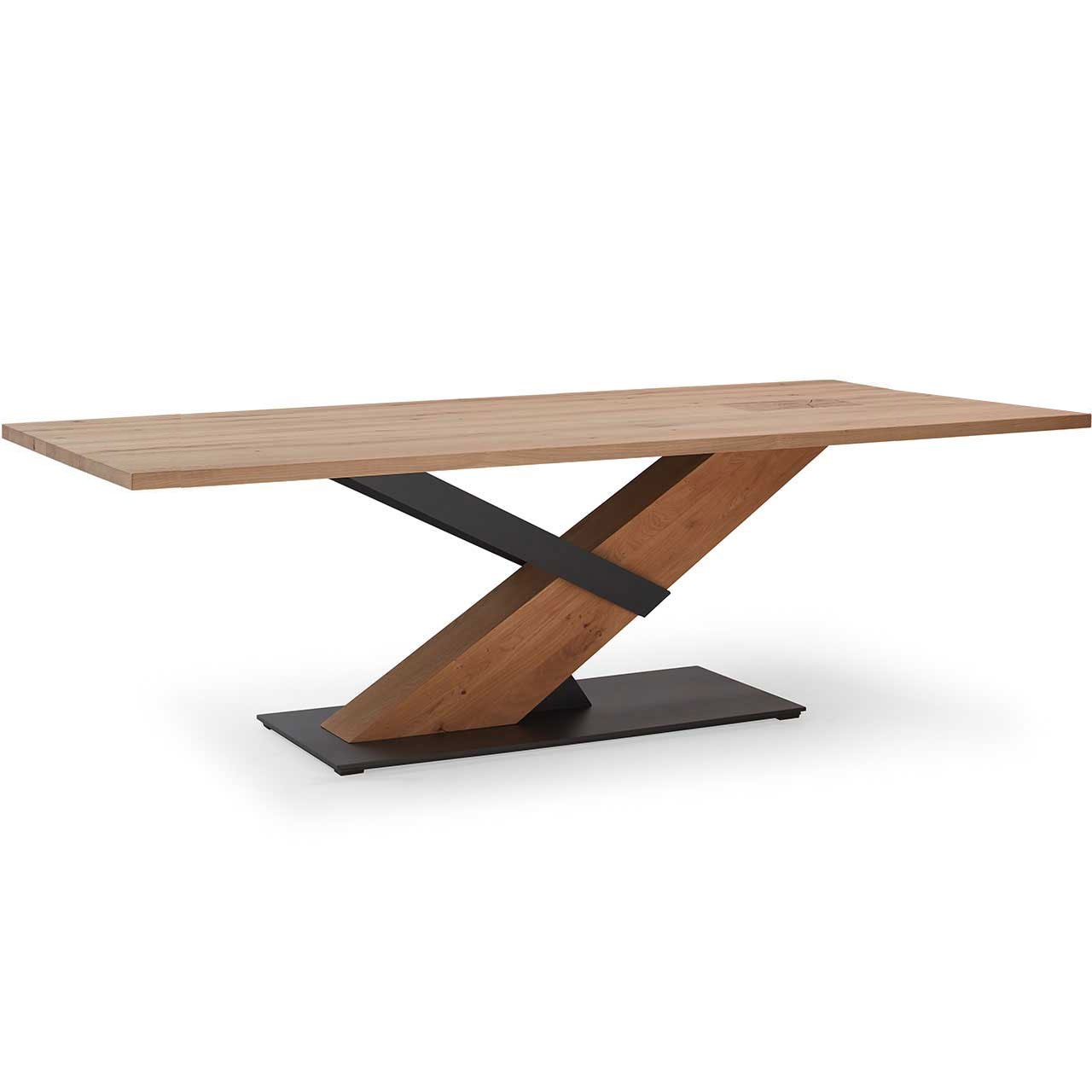 Hartmann Naturzeit  - Esstisch 7100E-1509 - L 240cm | gerade Kante mit Hirnholz