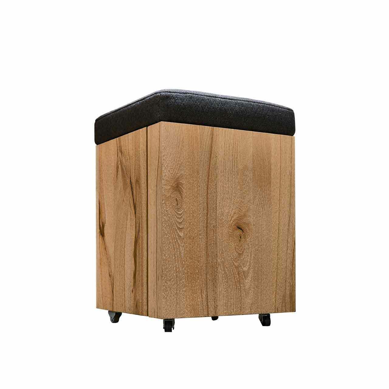 Hartmann_Runa_Sitzhocker_3041_frei Hartmann Garderobe Runa - Sitzhocker mit Rollen 8440-3041