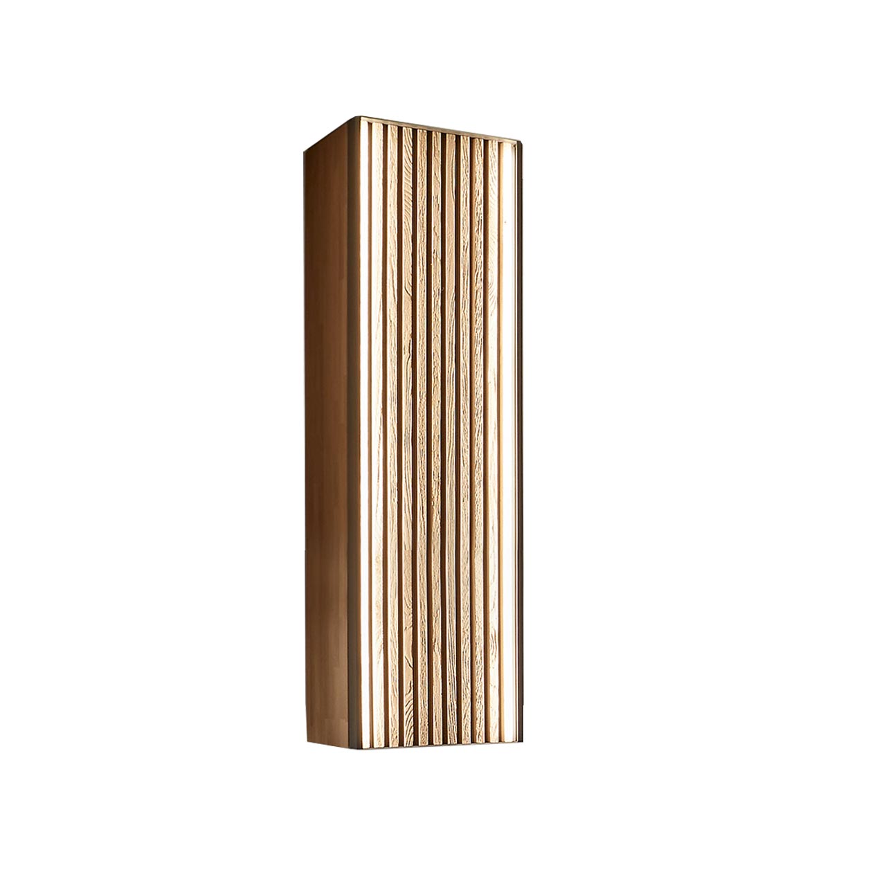 Hartmann SELINO - Hängeschrank 8560-8046 re. - Türanschlag rechts Moderner Hängeschrank aus hellem Massivholz mit Holz-Lamellen-Front.