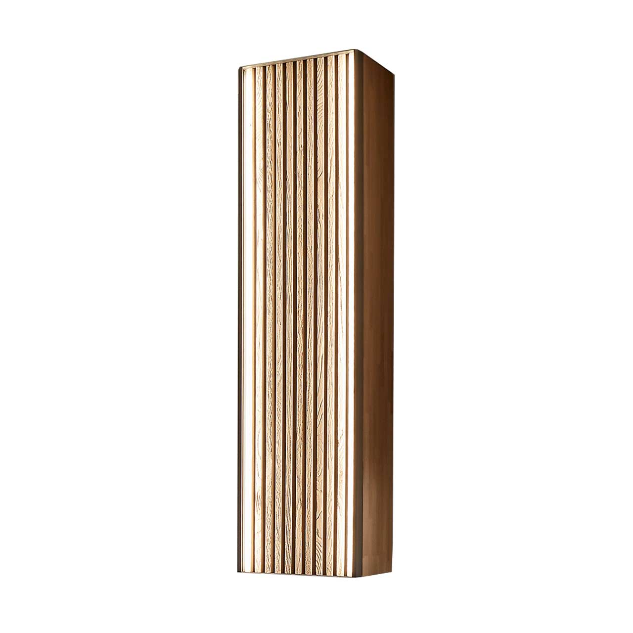 Hartmann SELINO - Hängeschrank 8560-9045 li. - Türanschlag links Moderner Hängeschrank aus aus hellem Massivholz mit Holz-Lamellen-Front.